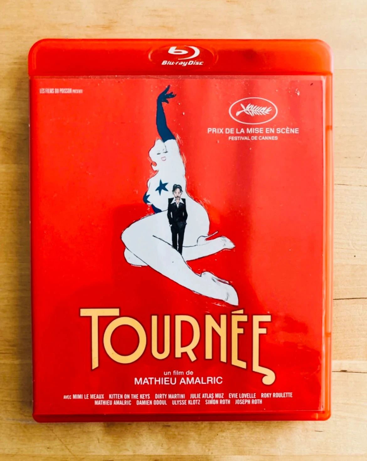 Blu-ray Tournée de Mathieu Amalric.